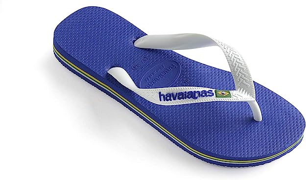 Havaianas Kids Brazil Logo Flip Flops 2M | Soft, Sturdy, & Fun