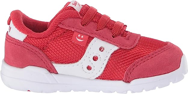 Saucony Jazz Riff Red/White Wide Little Kid Sneaker (4.5 US)