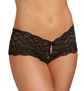 Dreamgirl Women's Sexy Lace Panty, Black, Size Medium – Wholesale