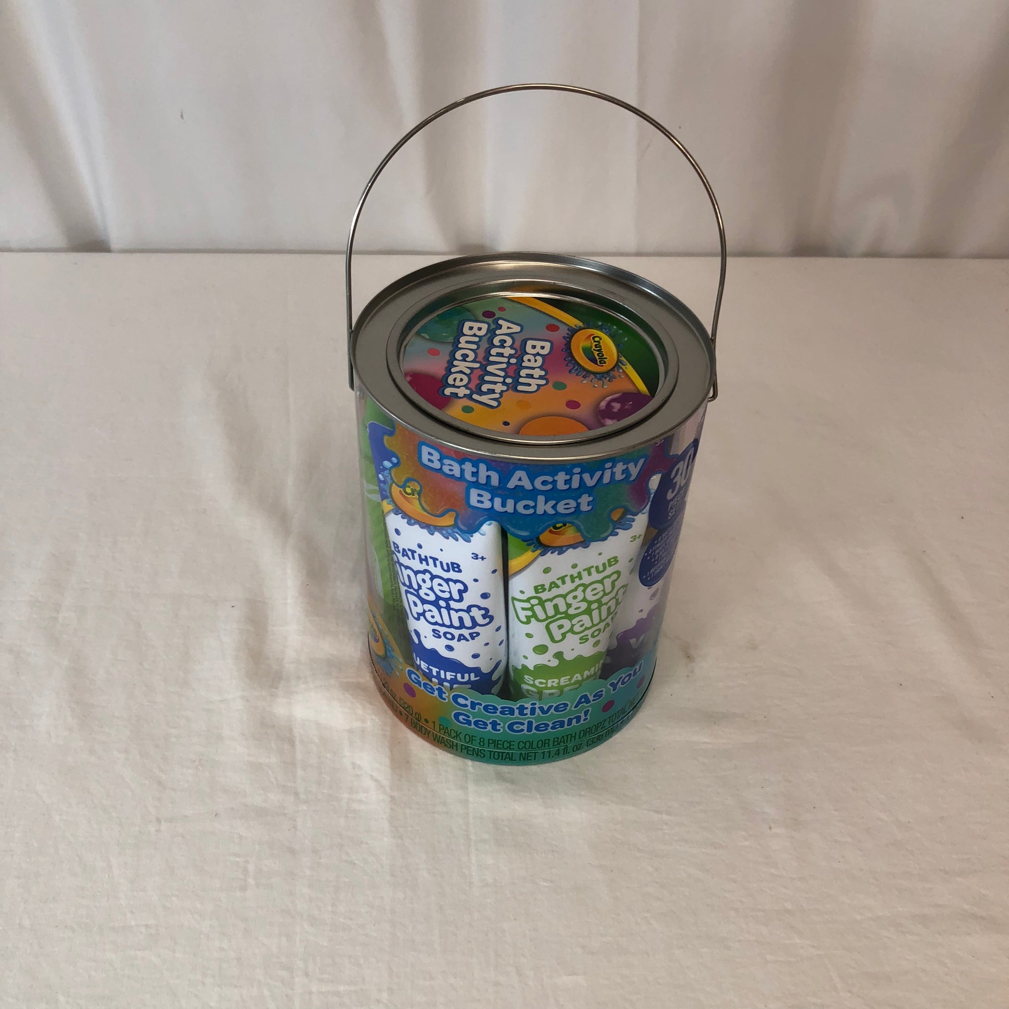 Crayola Bath Activity Bucket, Variety Pack, 30 Count