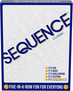 SEQUENCE Board Game - Classic Family Card Game for 2-12 Players, Ages 7 and Up
