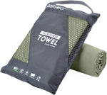 Rainleaf Microfiber Towel Perfect Travel & Sports &Beach Towel. Fast Drying - Super Absorbent - Ultra Compact. Suitable for Camping, Backpacking,Gym, Beach, Swimming,Yoga