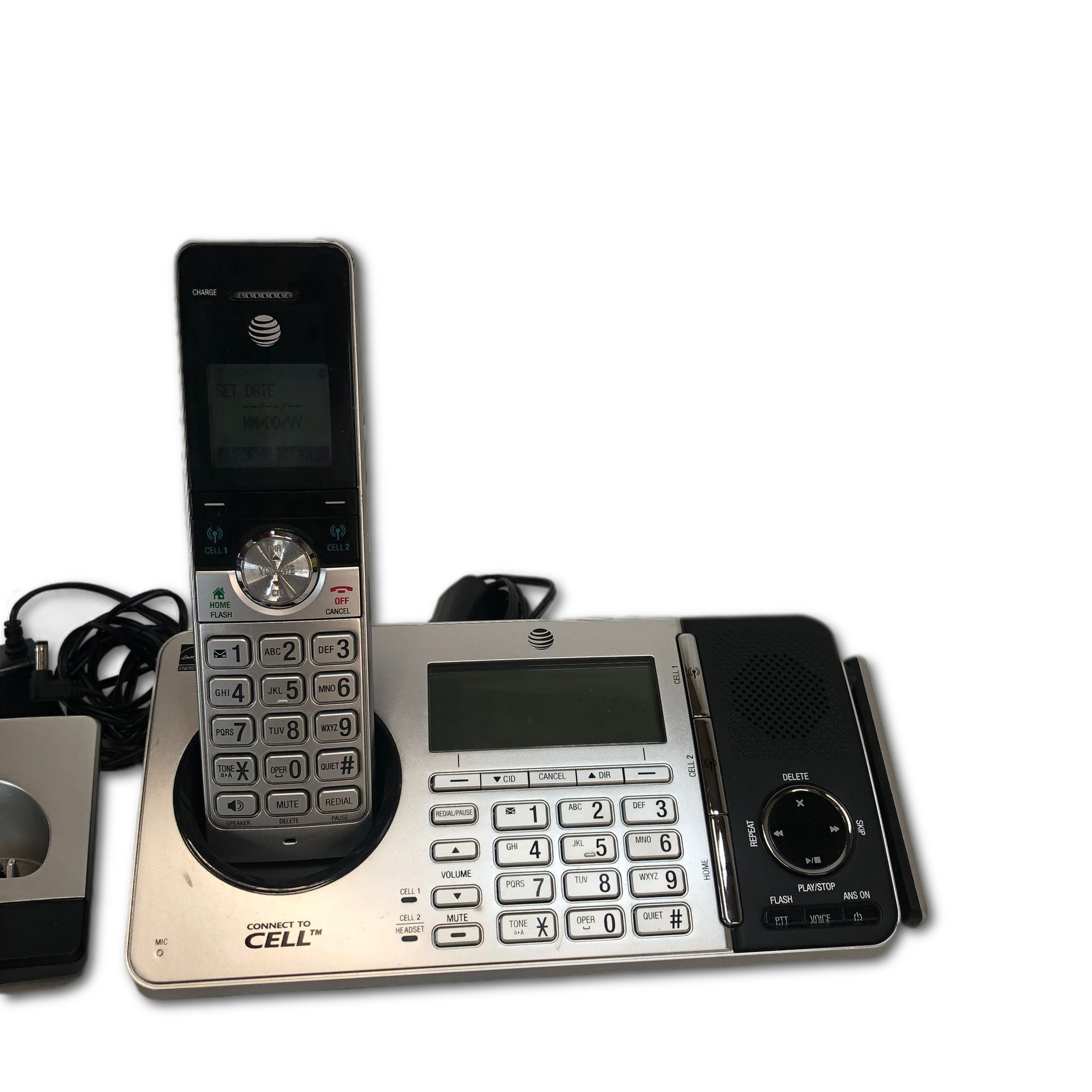 AT&T 3 Handset Connect to Cell Answering System - Lightly Used
