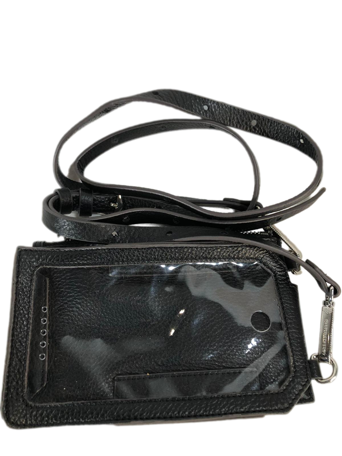 Aimee Kestenberg All My Heart Leather Pouch in Black with Gold