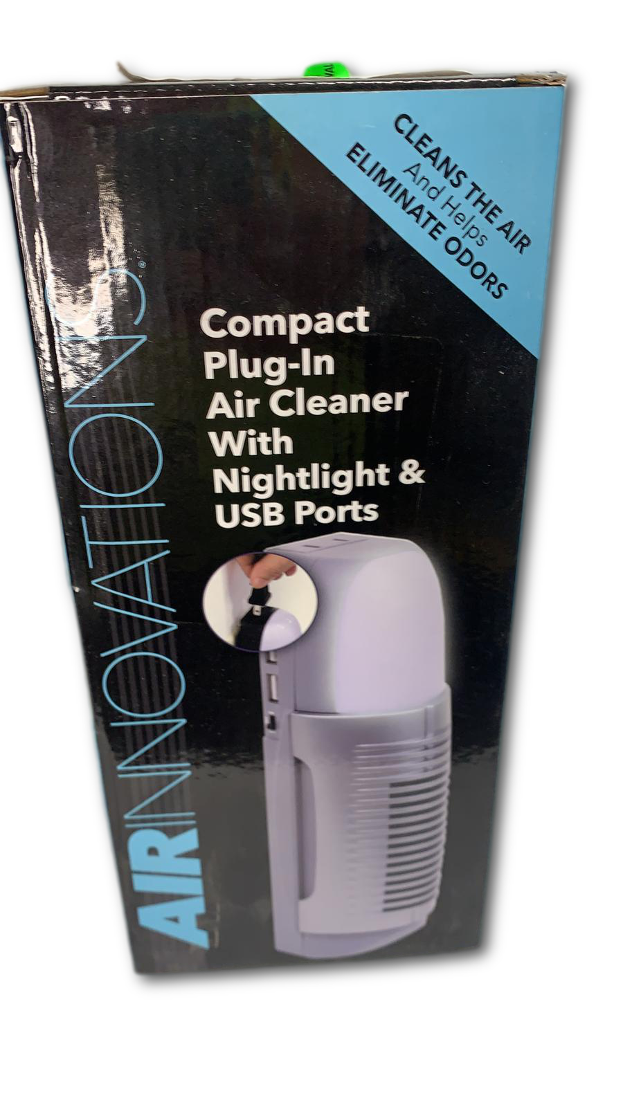 Air Innovations Plug-In Air Cleaner w/ Night Light & USB Ports