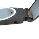 "As Is" Floxite Mini 5x Lighted Folding Metallic & Travel Mirror