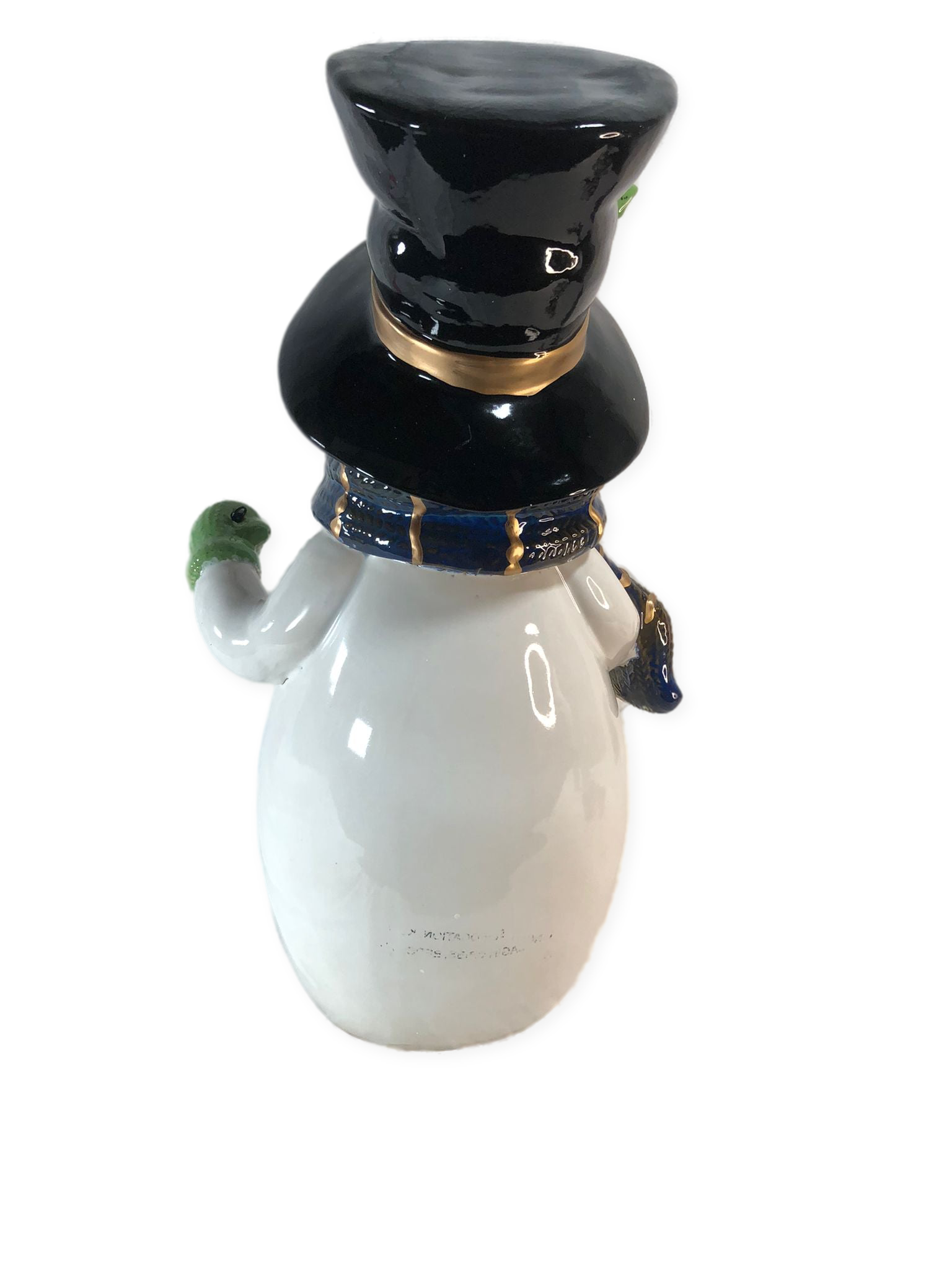"As Is" Porcelain Holiday Figure w/ Illuminated Lantern