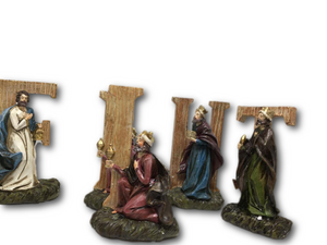 "As is" 5-Piece Nativity Scene Sentiment by Valerie