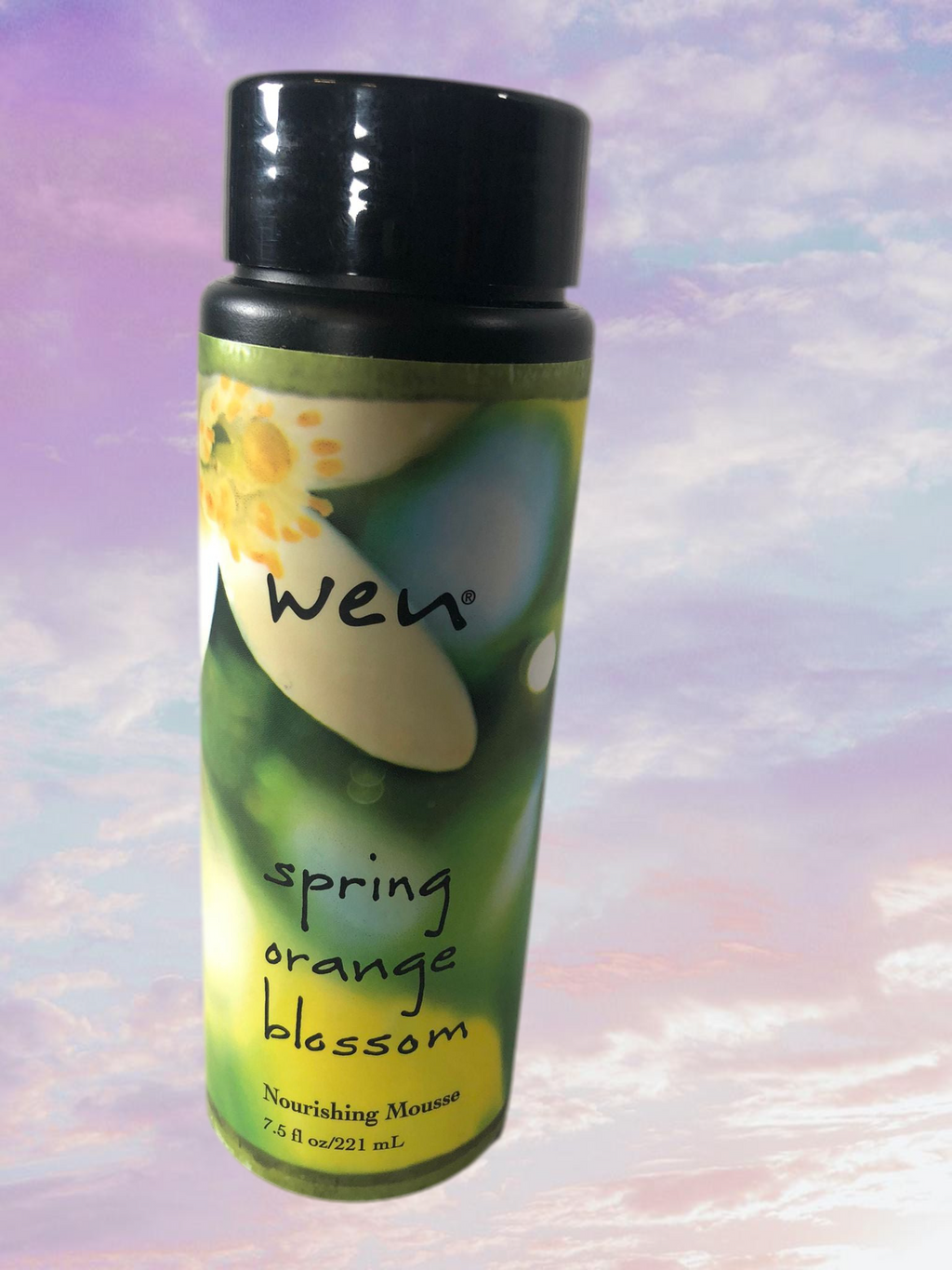"As is" Wen By Chaz Dean Spring Orange Blossom Nourishing Mousse 7.5 oz - Without Pump