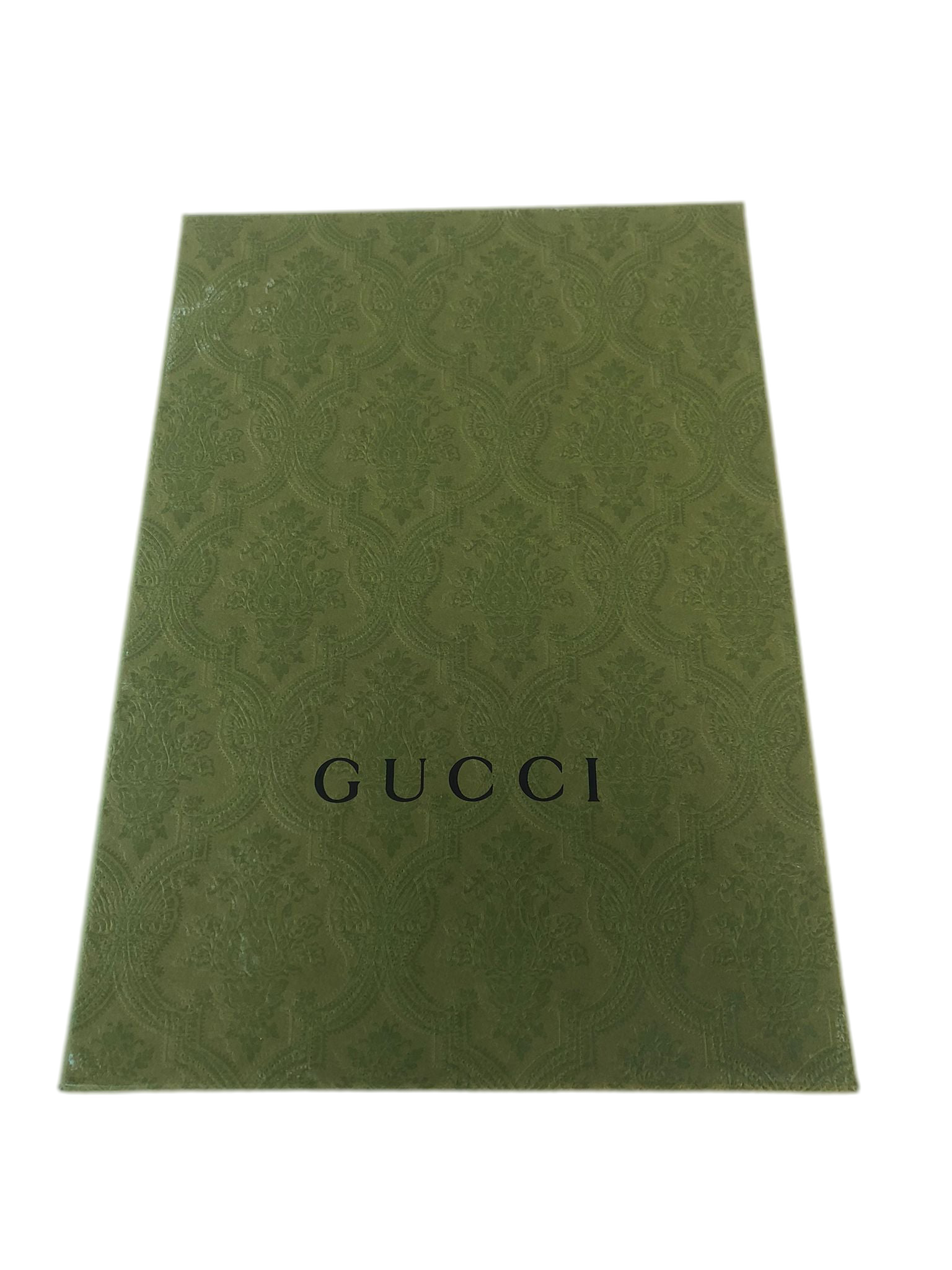 Authentic Gucci green gift box Ribbon Tissue Set (ideal for clothes & scarf)