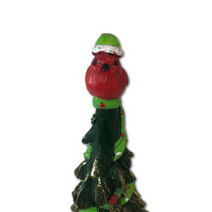 Christmas Cardinal Tree, Tabletop Christmas Decoration, Holiday Collection