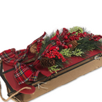 decorative holiday sleigh