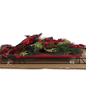 decorative holiday sleigh