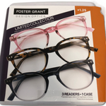 Design Optics by Foster Grant Limited Collection Reading Glasses, 3-Pack - Unboxed