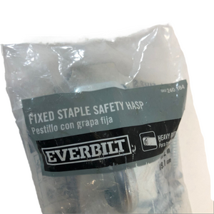 Everbilt Heavy Duty Fixed Staple Hinge Hasp Zinc Plated 7.5'