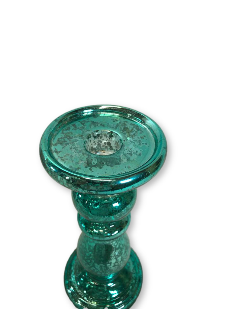 Graduated Mini Mercury Glass Pedestal by Valerie