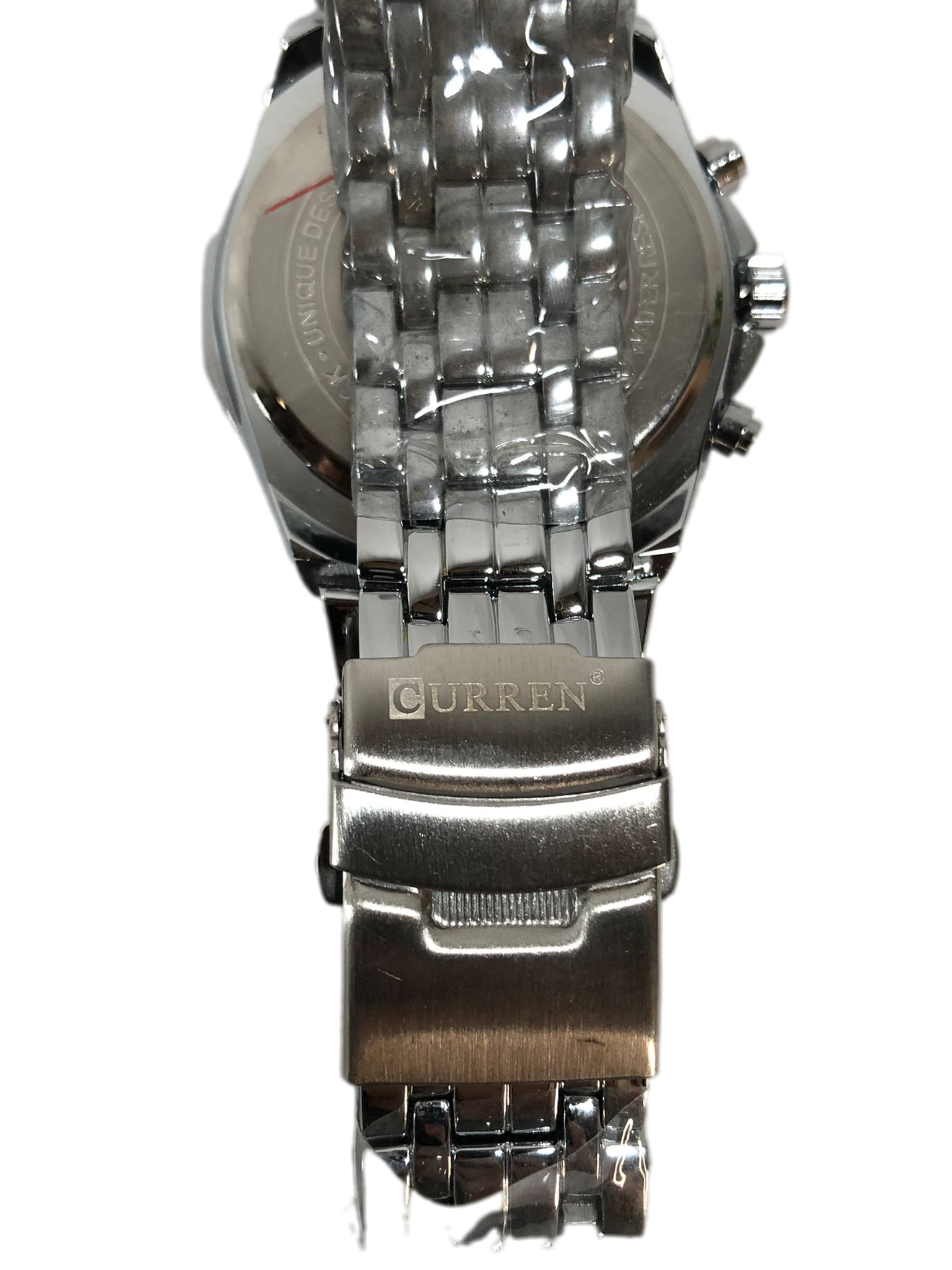 HWCOO Curren Watch, 8084 Morning Fashion Men's Precision Watch Quartz Watch Fake Three Eye Watch Fashion Watch (Color : 4)