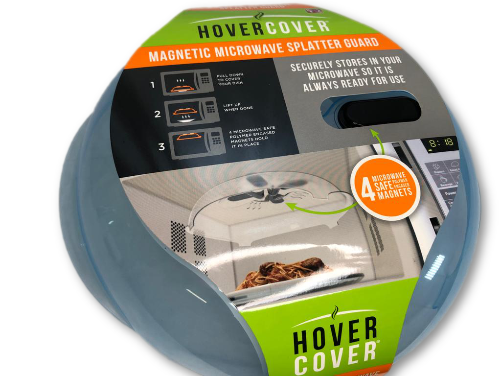S/2 Hover Cover Magnetic Securely in Microwave Splatter Guard