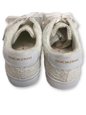 Isaac Mizrahi Live! Lace-Up Floral Lace Sneakers