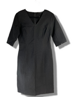Josie Natori Women's Three-Quarter Sleeve V-Neck Dress