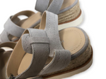 Marc Fisher Leather or Suede Cross Strap Wedges- Jovana
