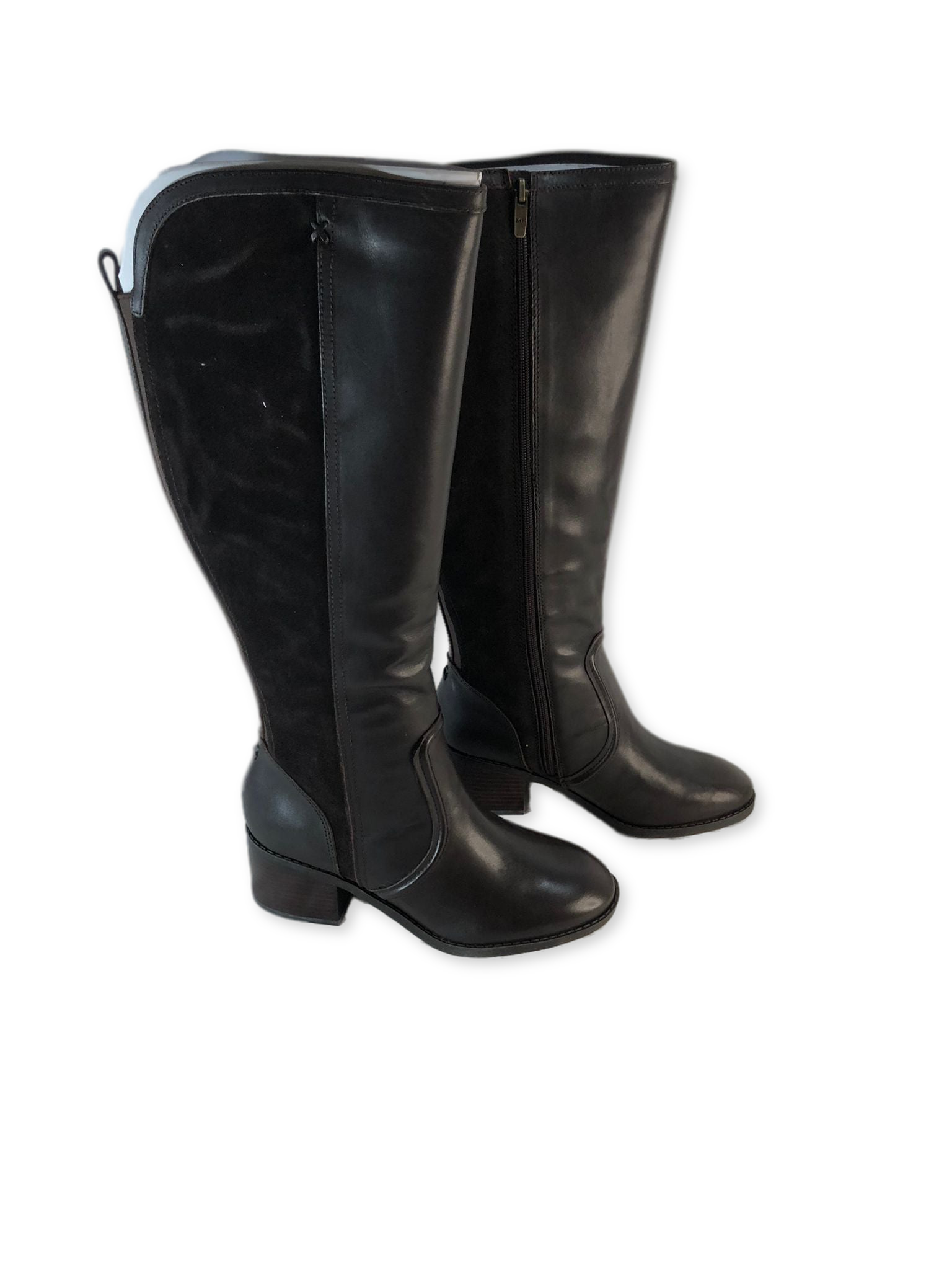 Marc Fisher Wide Calf Leather Tall Shaft Boots - Riyea