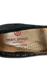 Navy Glaze Marc Joseph New York Women's Genuine Leather Pumps Size 5.5 M US