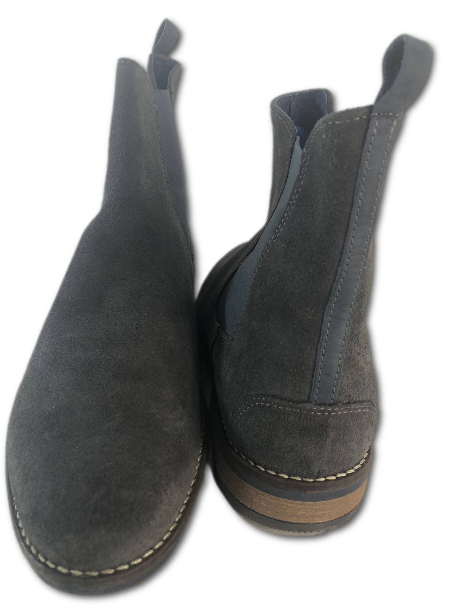 8.5M Gray PARC City Boot Chelsea - Genuine Leather, Pull-On