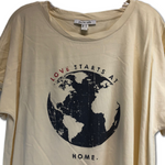 Peace Love World Hi-Low Pima Cotton Tee | Casual, Comfortable, and Stylish