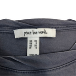 Peace Love World Hi-Low Pima Cotton Tee | Casual, Comfortable, and Stylish