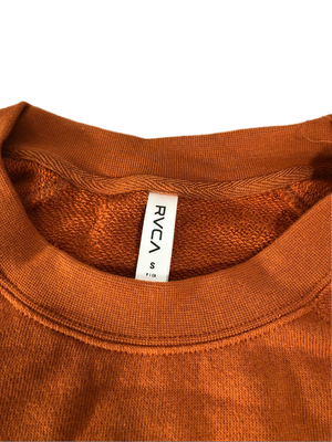 RVCA Junior's Dynasty Pullover Crew Neck Sweatshirt