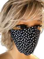 Reusable & adjustable face mask Double Layer with adjustable strap