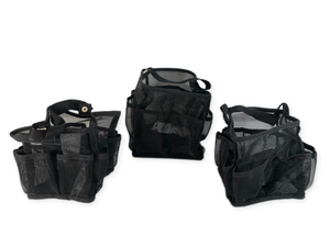 Black Organizer Bags Set - 3 Pieces, 7" x 7.5" and 6.5" x 5"