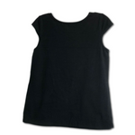 The Muses Closet Spandex Jersey Short Sleeve Knit Top
