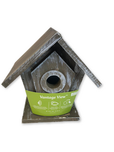 Vantage View Wooden Birdhouse by Evergreen