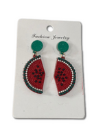 Watermelon Dangle Earrings for Women and Girls - Cute Fruit Jewelry
