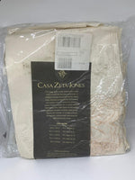 Casa Zeta-Jones Lasercut 70x104 Embroidered Tablecloth w/ 8 Napkins