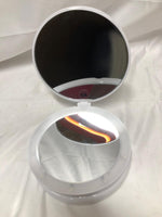 Shimmer Pearl Dual Magnifying Mirror w/ Crystal Initial by Lori Greiner
