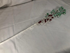Set of 3 Illuminated Candy Cane Picks by Valerie