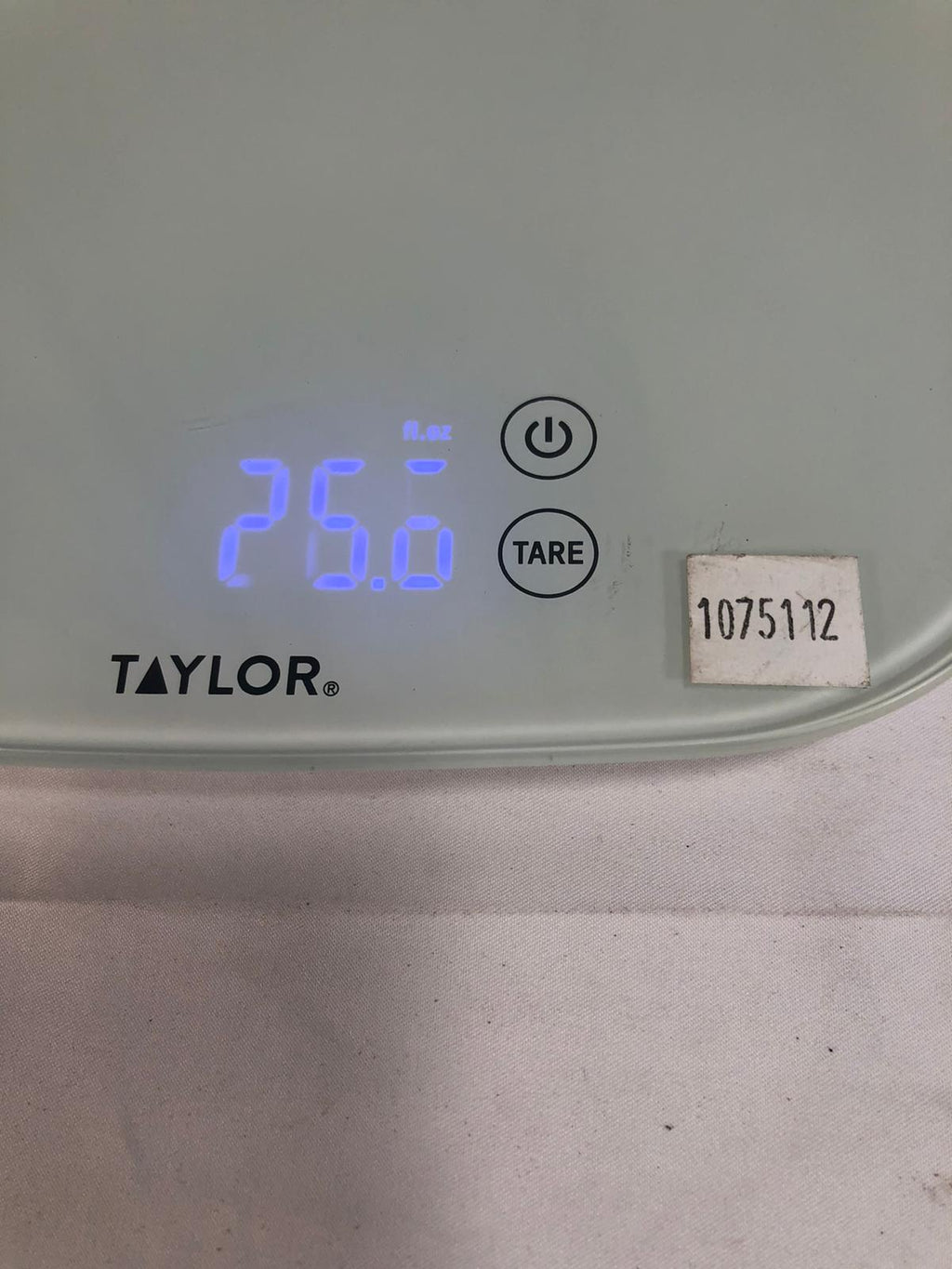 "As is" Taylor Digital Waterproof Kitchen Food Scale
