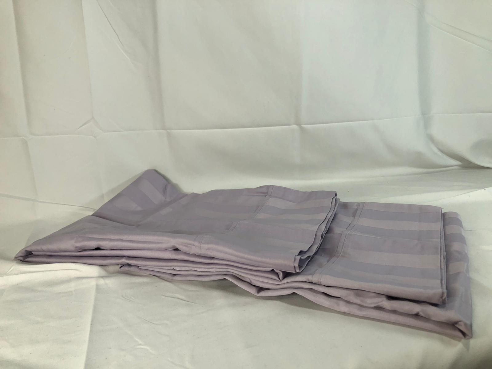 "As is" Northern Nights 650TC Egyptian Cotton Dobby Stripe Pillowcases