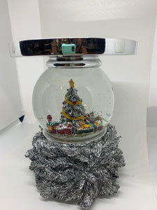 "As is" HomeWorx by Harry Slatkin Christmas Tree Snow Globe Pedestal