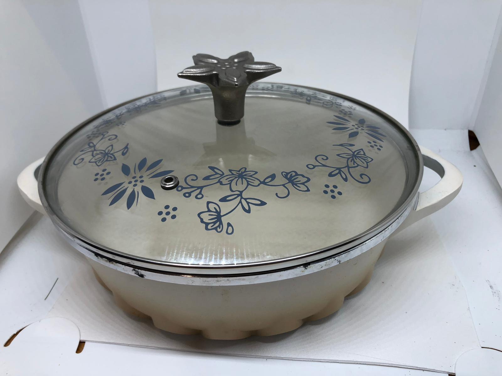 "As is" Temp-tations Figural Bottom 2.6-qt Covered Casserole with Tool