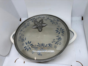 "As is" Temp-tations Figural Bottom 2.6-qt Covered Casserole with Tool
