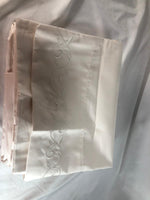 "As is" Northern Nights 400TC 100% Cotton Vine Embroidered Hem Sheet Set