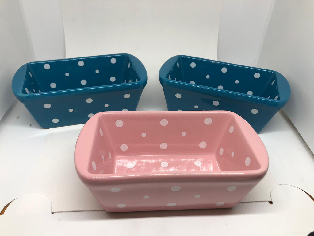 "As is" Temp-tations Set of 3 Mini Loaf Pans with Gift Boxes