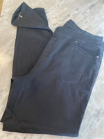 Martha Stewart Tall Knit Denim Ankle Jeans with Zipper Detail