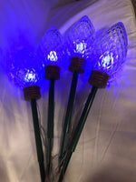 Kringle Express Set of 4 LED Dancing Pathway Lights
