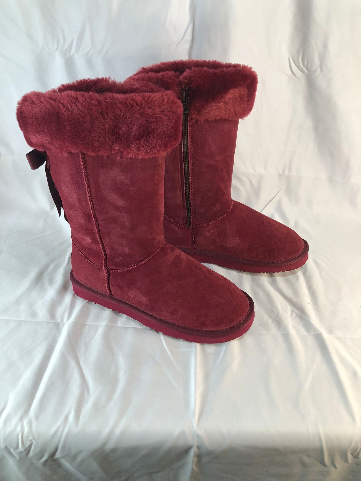 Lamo Water and Stain Resistant Suede Tall Boot -Adele