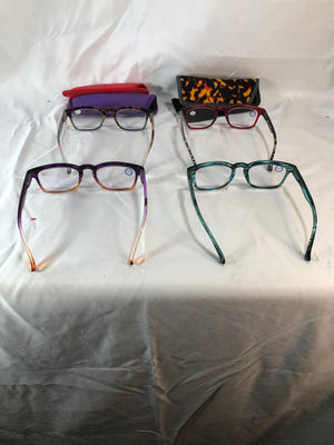 "As Is" Hummingbird Set of 4 Cape Town Blue Light Glasses 3 - 3.5